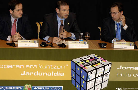 I&ntilde;aki Aguirre, Juan Jos&eacute; Ibarretxe y Mikel Ant&oacute;n