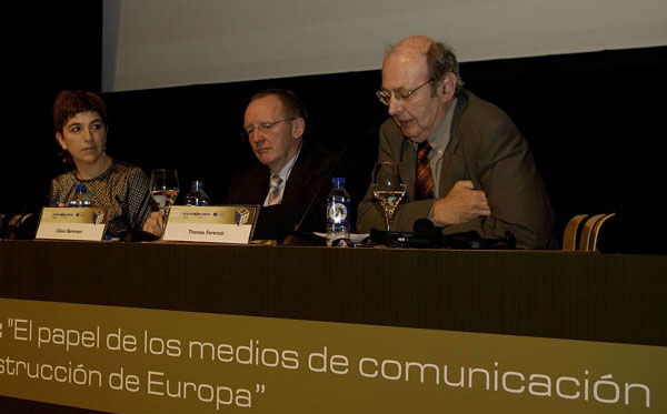 Maite Artola, Claus S&oslash;rensen y Thomas Ferenczi