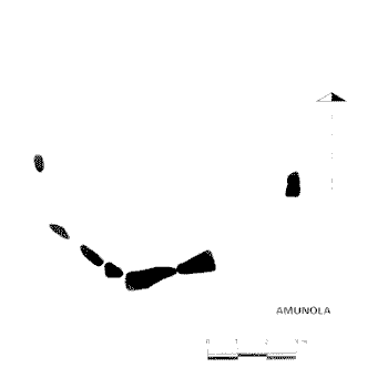 Cromlech de Amunola. Gráfico