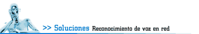 Logo. Reconocimiento de voz en red
