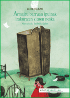 Portada del libro Armairu barruan irakurtzen zuen neska