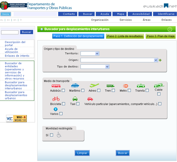 Fase 1 - Definicion del desplazamiento 