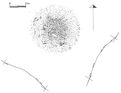 Sch�ma du tumulus de Deguria I