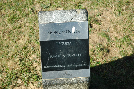 Signal du tumulus de Deguria I