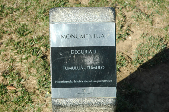 Signal du tumulus de Deguria II