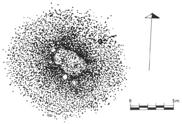 Sch�ma du tumulus d'Elgea II