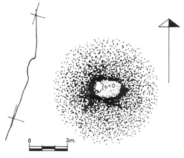 Sch�ma du tumulus d'Isikoaitza