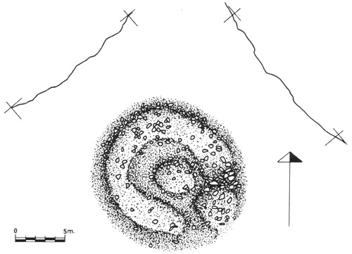 Sch�ma du tumulus de Urtao