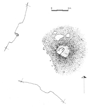Sch�ma du dolmen d'Urtapotolueta I