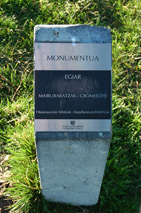 Egiarko harrespilaren mugarria