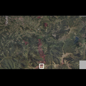 Oiartzungo satelitearen ikusmen orokorra