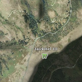 Jaizkibel III trikuharriko satelitearen ikusmena