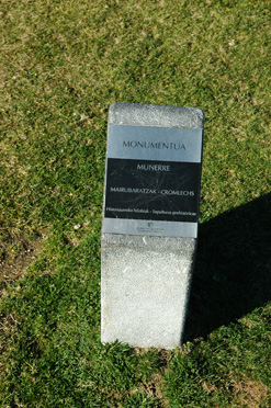 Munerreko harrespilaren mugarri