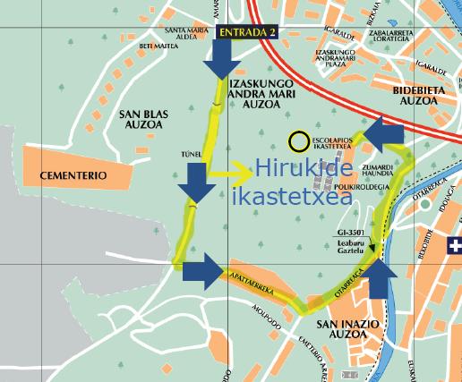 Abrir callejero Tolosa