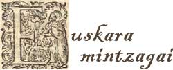Euskara mintzagai