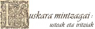 Euskara mintzagai