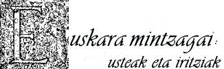 Euskara mintzagai