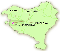 Map of Euskal Herria
