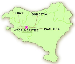 Map of Euskal Herria