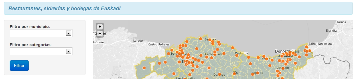 Euskadiko jatetxeak, sagardotegiak eta upeltegiak