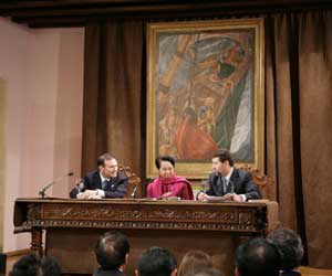 El Lehendakari y la Presidenta de Filipinas en Ordizia (J.B.)