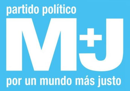 Logotipo de la formación política BIDEZKO MUNDURANTZ POR UN MUNDO MAS JUSTO (PUM+J)