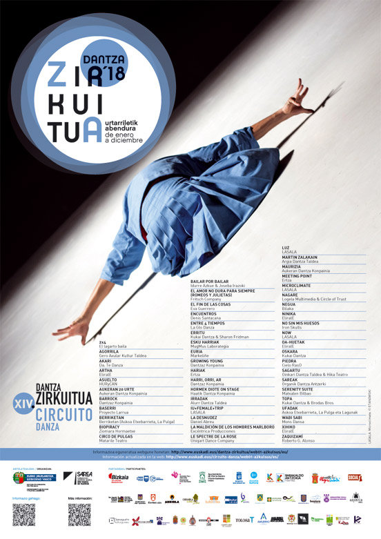 Circuito de danza contempor�nea '18 - Cartel