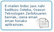 Imagen de acceso al formulario con el que recibirá las novedades de Osteba.