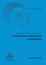 Arte Eszenikoetako programatzaileei buruzko estatistikak 2011