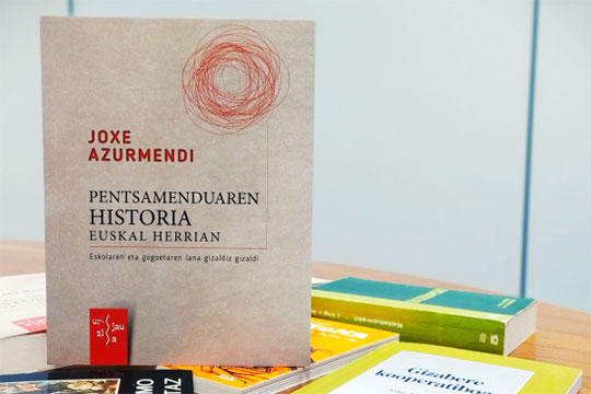 El libro de Joxe Azurmendi analiza los quince siglos de historia del pensamiento en Euskal Herria
