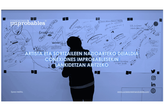 Convocatoria internacional de artistas y personas creadoras para colaborar con Conexiones Improbables