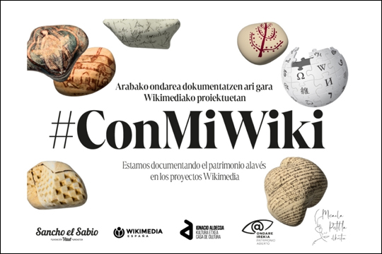 Fundaci�n Sancho el Sabio acoge el proyecto #ConMiWiKi, una iniciativa para documentar el patrimonio alav�s en Wikimedia