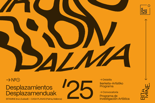 Desplazamientos 2025 - Programa de investigaci�n art�stica
