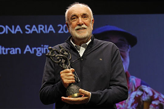 Juan Mari Beltran Argi�ena recibe el Premio Manuel Lekuona 2024