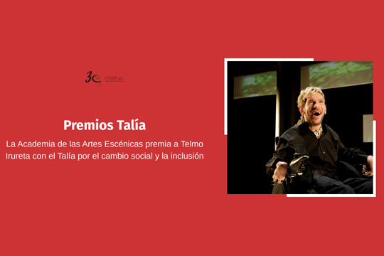Telmo Irureta, premio especial Tal�a 2025 por el cambio social y la inclusi�n en las artes esc�nicas