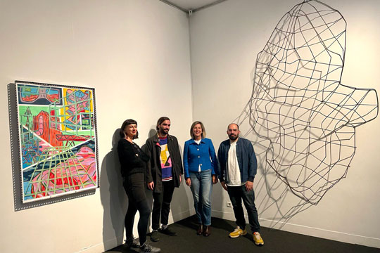 Pablo Gubbins lleva su escultura y pintura a Montehermoso con 