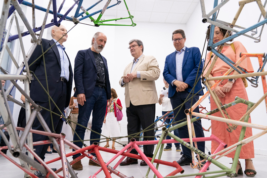 El alcalde de Bilbao inaugura las jornadas de puertas abiertas 2025 de BilbaoArte, que se desarrollan hasta el 27 de junio
