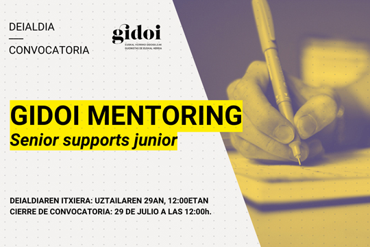 GIDOI MENTORING. Senior Supports Junior 2025
