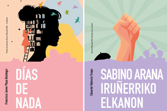 Cultura publica las obras de Javier Plaza y Eduardo Valencia ganadoras del Premio de Literatura Navarro Villoslada 2024