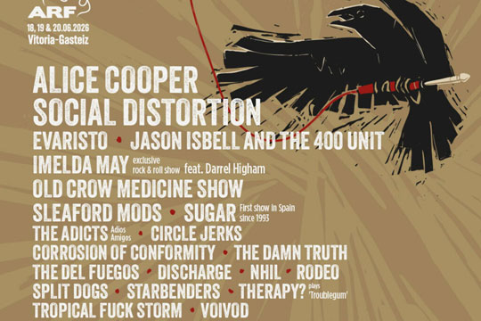 Alice Cooper y Social Distortion encabezan las primeras confirmaciones de la 24.� edici�n de Azkena Rock Festival