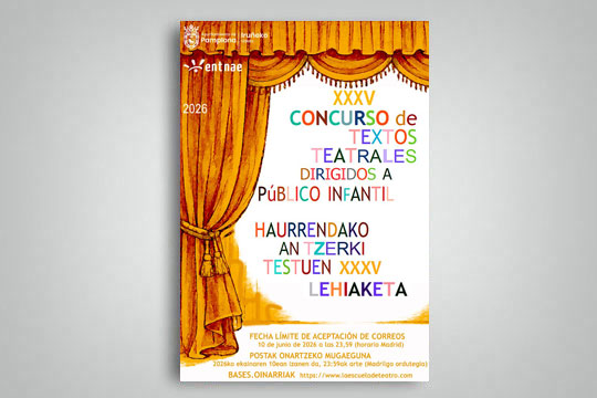 Concurso de textos teatrales dirigidos a p�blico infantil 2026