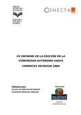 Informe de la edición en la Comunidad Autónoma Vasca - Comercio interior 2009