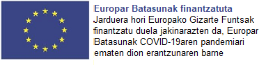 Europako Gizarte Funtsa (EGIF). EGIF zure etorkizunean inbertitzen du. Europako Gizarte Funtsa (EGIF). EGIF zure etorkizunean inbertitzen du.