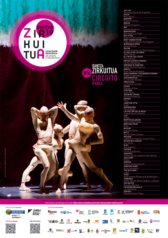 Circuito de danza contemporánea '19 - Cartel