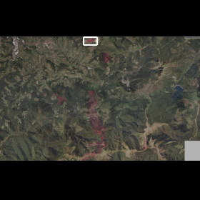 Oiartzungo satelitearen ikusmen orokorra