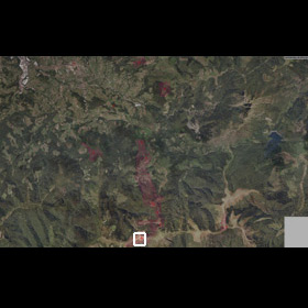 Oiartzungo satelitearen ikusmen orokorra