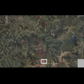 Oiartzungo satelitearen ikusmen orokorra