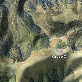 Kauso I harrespilaren satelitearen ikusmena