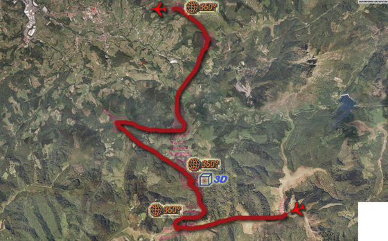 Oiartzungo bisita birtualen mapa