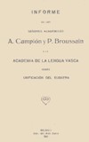 Campion eta Broussainen txostena 1920